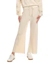 Theo And Spence Waffle Yummy Wide Leg Pant In Neutral