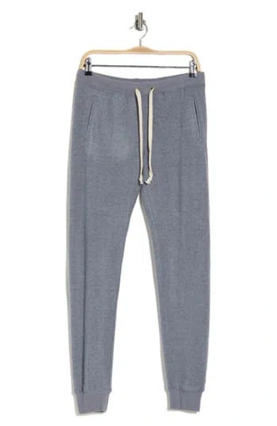 Theo And Spence Yummy Pocket Brushed Knit Joggers In Slate