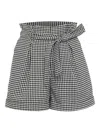 Theo By Tim Van Steenbergen Houndstooth-pattern Shorts