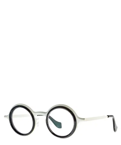 Theo Eyeglasses Ceppo 012 Neon Petrol Blue Green+transparent Neon Green In Crl