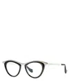 THEO EYEGLASSES PAVE 012 ASTRAKHAN+TACK ROOM WHITE