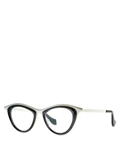 Theo Eyeglasses Pave 012 Astrakhan+tack Room White In Crl