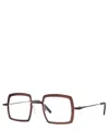 Theo Eyeglasses Super 098 Burnt Shadow Matte In Crl