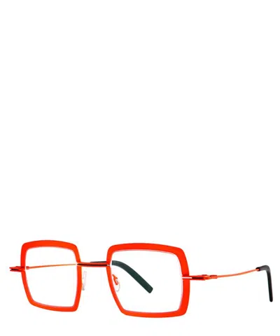 Theo Eyeglasses Super 3005 Fluo Orange In Crl