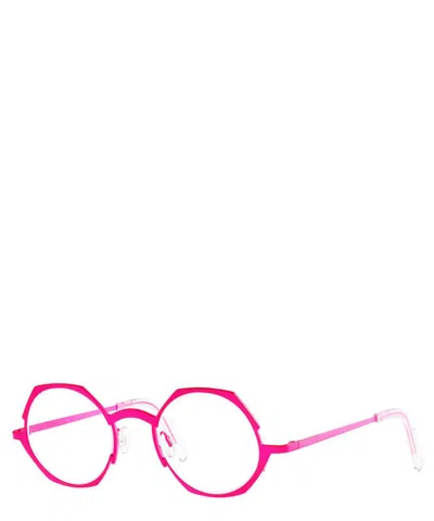 Theo Eyeglasses Wave 306 Fluo Pink In Crl