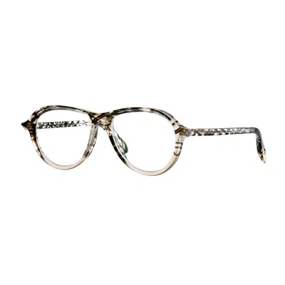 Theo Eyewear Aube 002 Black Smoke+transparent Crystal Turtle2