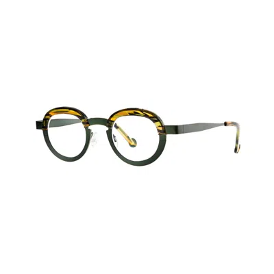 Theo Eyewear Basket 003 Sanremo Green + Green/yellow Ecail