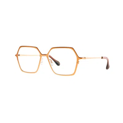 Theo Eyewear Bromine 007 Gold Shinegold Shine