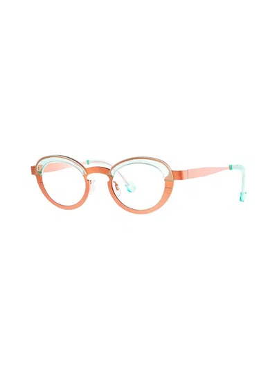 Theo Eyewear Burner Glasses In Pink