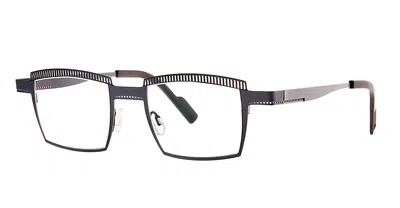 Theo Eyewear Crayon - 353 Dark Night Rx Glasses In Blue