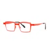 Theo Eyewear Crayon 305 Fluo Red Glasses In Orange