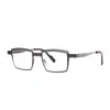 Theo Eyewear Crayon 353 Dark Night (blu) Glasses In Metallic