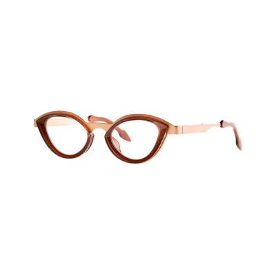 Theo Eyewear Eye 006 Mm Gold + Fairy Brownmm Gold