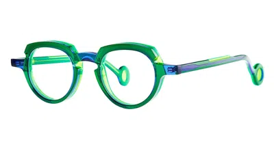 Theo Eyewear Eyeglasses In Green