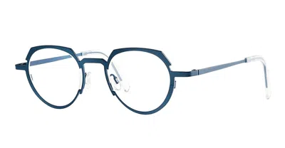 Theo Eyewear Eyeglasses In Blue Navy