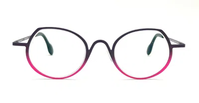 Theo Eyewear Eyeglasses In Purple