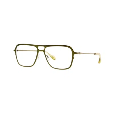 Theo Eyewear Francium 184 Capulet Olivecapulet Olive In Green