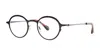 Theo Eyewear Gallium - 353 Dark Night Rx Glasses In Blue Navy