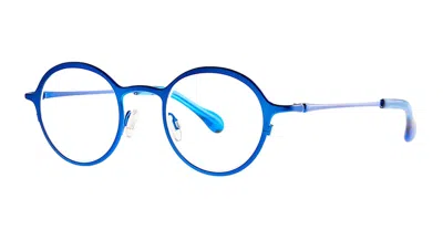 Theo Eyewear Gallium - 601 Electric Blue Rx Glasses