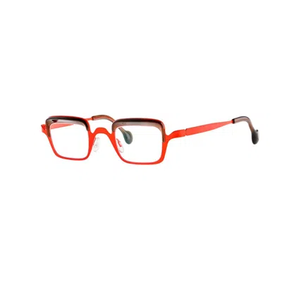 Theo Eyewear Graffi 305 Fluo Red+fairy Brown
