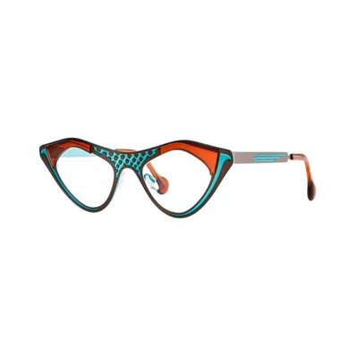Theo Eyewear Liz 471 C 98+14+transparent Red Brown471
