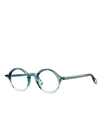 Theo Eyewear Round-frame Glasses In Blue