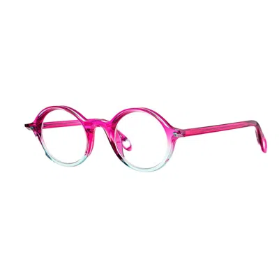 Theo Eyewear Sunrise 012 Transparent Purple+transparent Neon Green12