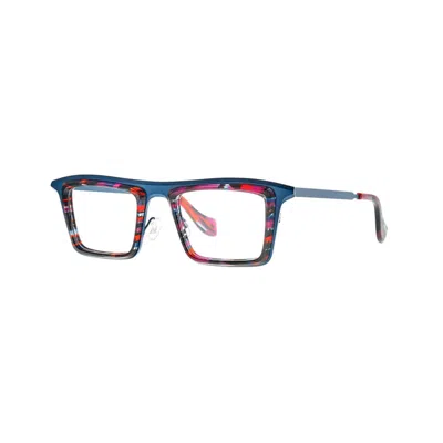 Theo Eyewear Trellis 009 Blue/red Ecail+dark Night