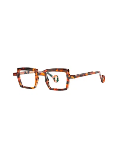 Theo Eyewear Vilmos Glasses In Brown