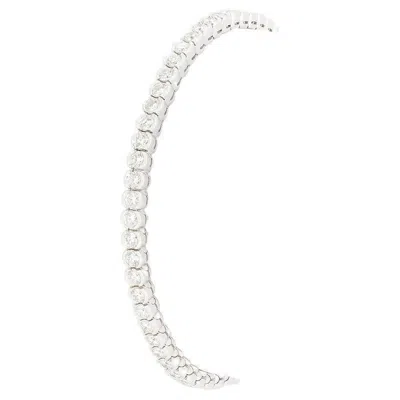 Pre-owned Theo Fennell 6.10ct Diamond Tennis Bracelet In Multi