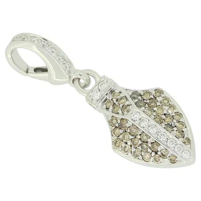 Pre-owned Theo Fennell White And Brown Diamond Quiver Charm