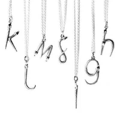 Theo Fennell Women's Alias Letter Silver Mamba Pendant Necklace In Metallic