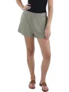 Theo & Spence Womens Ribbed Knit Short Flat Front In Pink