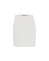 Theo The Label Aphrodite Chino Skirt In Ivory