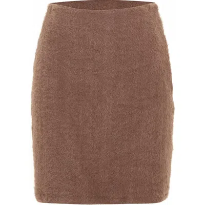 THEO THE LABEL THEO THE LABEL CARME PLUSH LACE PULL-ON SKIRT