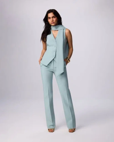 Theo The Label Daphne High-waist Pant In Blue