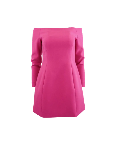 Theo The Label Daphne Off Shoulder Dress In Pink