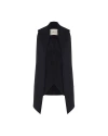 Theo The Label Daphne Tie Front Vest Jacket In Black