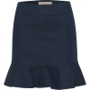 Theo The Label Women's Blue Demeter Denim Trapunto Hem Skirt In Denim