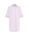 Theo The Label Echo Back Button Dolman Dress In Lantana