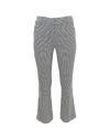 Theo The Label Eris Baby Houndstooth Pant In Grey