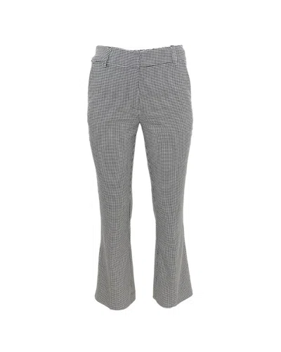 THEO THE LABEL ERIS BABY HOUNDSTOOTH PANT IN BLACK/IVORY