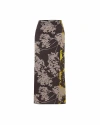 Theo The Label Hydra Printed Maxi Skirt In Brown