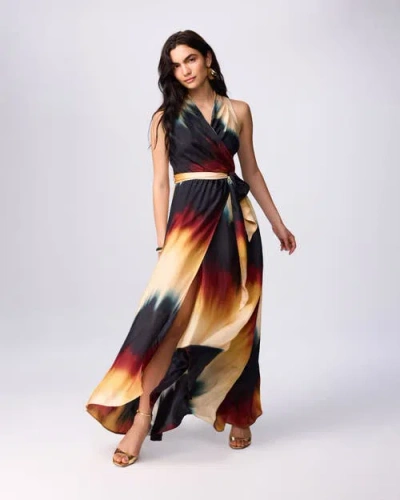 Theo The Label Klotho Print Maxi Dress In Multi