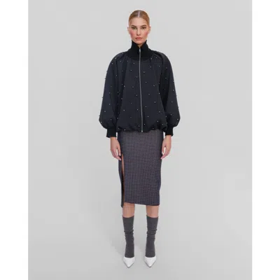 Theo The Label Leucothea Pearly Bomber In Multi