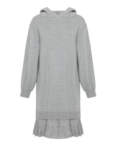 THEO THE LABEL THEO THE LABEL NOMIA PLEATED HEM HOODIE DRESS