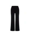Theo The Label Nomia Wide Leg Knit Pant In Black