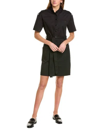 Theo The Label Thallo Safari Dress In Black