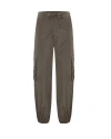 Theo The Label Theia Taffeta Cargo Pant In Army