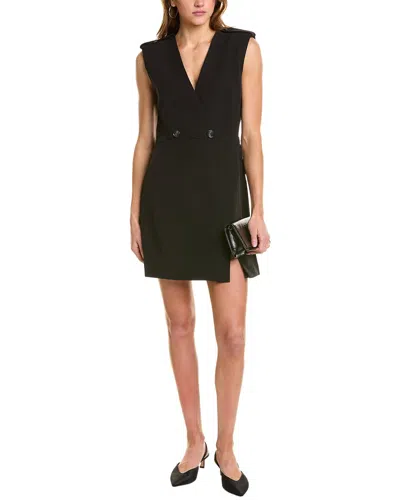 Theo The Label Tiasa Military Mini Dress In Black
